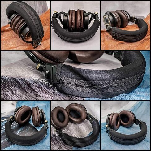 TRANSTEK ATH M50X Headband Cover - Also Compatible with ATH M40X, M40, HS50, HS60, HS70, Cloud 2, Cloud Pro, Cloud Alpha, HD598, HD598Cs, HD598SE, HD598SR Headphones (Green Camo) in Saudi Arabia