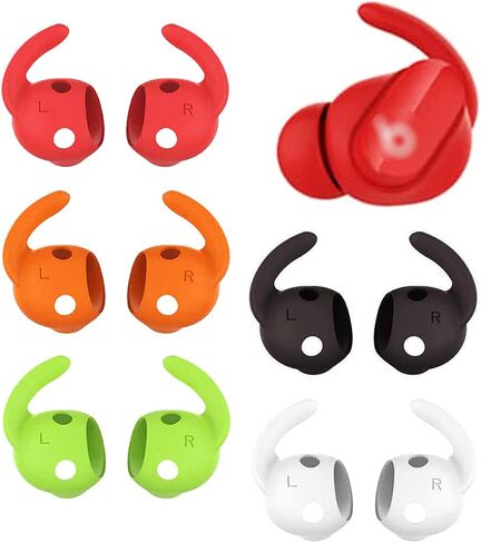 خطاف أذن مضاد للانزلاق من ALXCD متوافق مع Beats Studio Buds، 5 أزواج من خطافات الأذن الرياضية المضادة للانزلاق ومضادة لفقدان الأذن، متوافق مع Beats Studio Buds، 5 أزواج و5 ألوان in Saudi Arabia