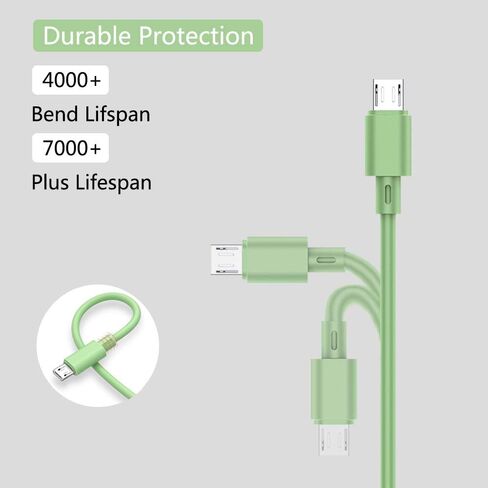 ZUPIHOW Micro USB Cable(6FT 5Pack) Android Charger TPE Cable Charger Long Android Phone Charger Cord for Samsung Galaxy S7 S6 Edge J7 S5 Note 5 4 LG G4 K40 K20 MP3 Nokia Sony Quick Data Cord in Saudi Arabia