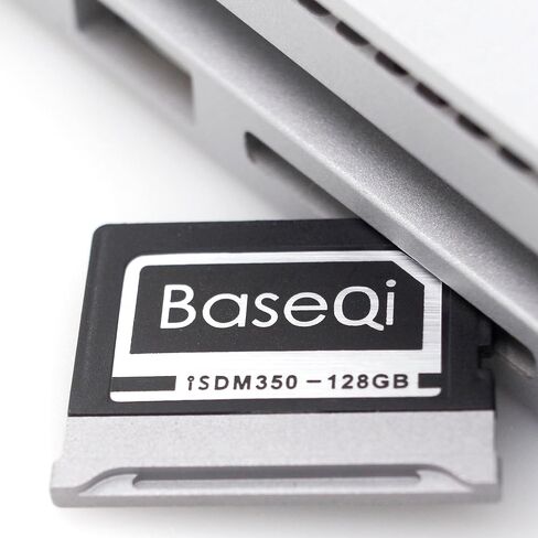 بطاقة توسيع تخزين BASEQI NinjaDrive من الألومنيوم بسعة 256 جيجابايت لجهاز Microsoft Surface Book 2 و3 15 بوصة (Microsoft Surface Book 2 & 3 15 بوصة، 256 جيجابايت) in Kuwait
