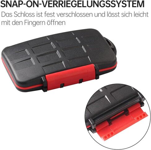 36 Slots Memory Card Case Waterproof & Anti-Shock TF SD Card Holder for 24 Micro SD SDXC SDHC TF Cards and 12 SD SDXC SDHC Cards (12 SD+24 TF) in Kuwait