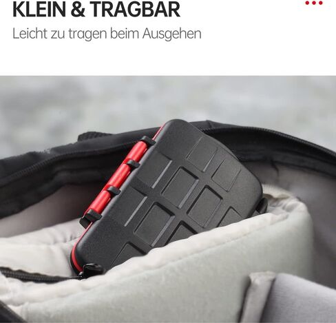 36 Slots Memory Card Case Waterproof & Anti-Shock TF SD Card Holder for 24 Micro SD SDXC SDHC TF Cards and 12 SD SDXC SDHC Cards (12 SD+24 TF) in Kuwait