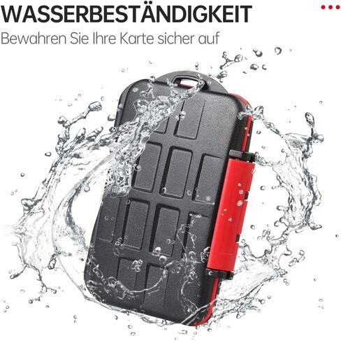 36 Slots Memory Card Case Waterproof & Anti-Shock TF SD Card Holder for 24 Micro SD SDXC SDHC TF Cards and 12 SD SDXC SDHC Cards (12 SD+24 TF) in Kuwait