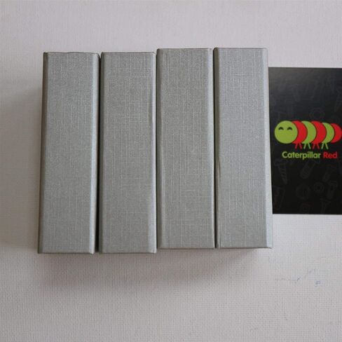 Caterpillar Red 4 x Magnetic USB Presentation Gift Boxes, Silver Grey Color, Flash Drives, Removable Drives, Wedding USB Box, Wedding Presentation Gift Box, Photography, 4, Present Gift in Saudi Arabia