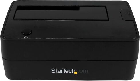 StarTech.com USB 3.1 (10 جيجافي الثانية) قاعدة دفع فردية لـ 2.5 / 3.5 بوصة SATA SSD/HDD - USB 3.1 قرص صلب مع UASP (SDOCKU313) أسود in Saudi Arabia