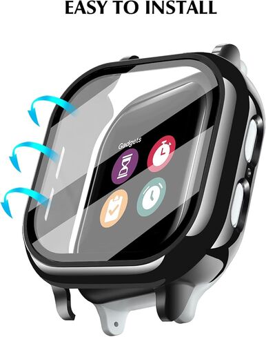 واقي الشاشة الزجاجي المقوى Kuaguozhe متوافق فقط مع Gizmo Watch 3 للأطفال، وردي in Kuwait