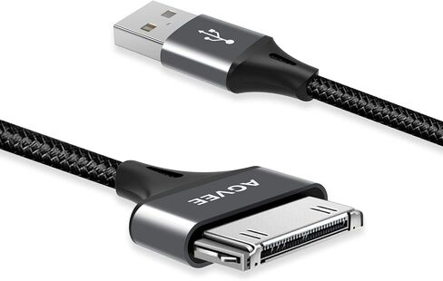 AGVEE 4ft USB-A to 30 Pin Charger Charging Cable for Old iPod iPad in Kuwait