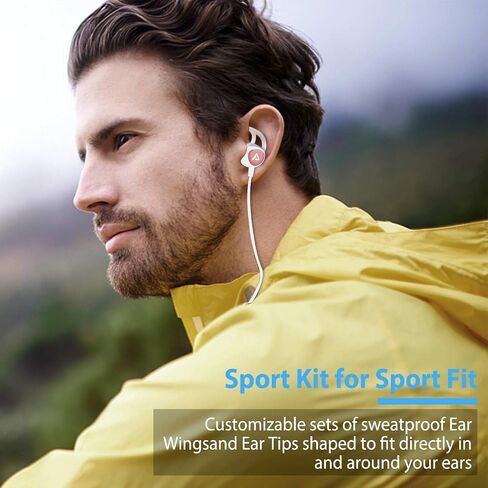 ADPROTECH Lightning Headphones Earphones Magnetic Earbuds in-Ear MFi Certified with Microphone Controller for Sports Workout Compatible with iPhone 14/13/12/11/Pro Max/Xr/Xs Max/X Rose Gold in Kuwait