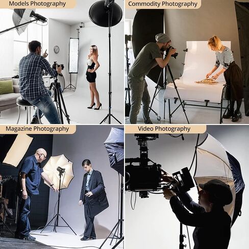 Godox SL100Bi 100W 2800-6500K أبيض أصفر لوحة ال سي دي ضوء فيديو LED خرج مستمر Bowens جبل ضوء استوديو مع P60 سريع التثبيت ، حقيبة حمل ، حامل ضوء in Kuwait