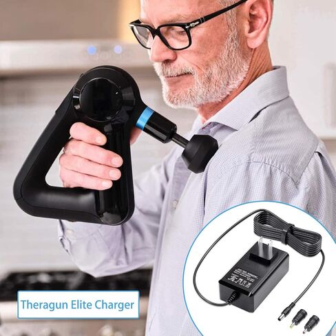 20V Massage Gun Charger for Theragun Elite, Theragun PRO G4, G3, G3PRO, G3-PRO AC Power Cord Adapter for Theragun Elite Charger Replacement Muscle Treatment Massage Gun in Saudi Arabia