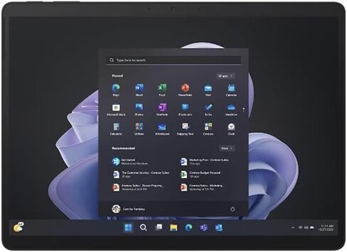 Microsoft Surface Pro 9 QIM-00017 - Intel Core i7 1265U - شاشة 13 بوصة (2880 × 1920) تعمل باللمس - رام 16 جيجابايت - SSD 256 جيجابايت - Win11Pro - أسود - ضمان لمدة عام in Kuwait