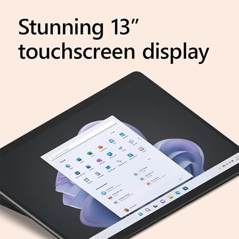 Microsoft Surface Pro 9 QIM-00017 - Intel Core i7 1265U - شاشة 13 بوصة (2880 × 1920) تعمل باللمس - رام 16 جيجابايت - SSD 256 جيجابايت - Win11Pro - أسود - ضمان لمدة عام in Kuwait