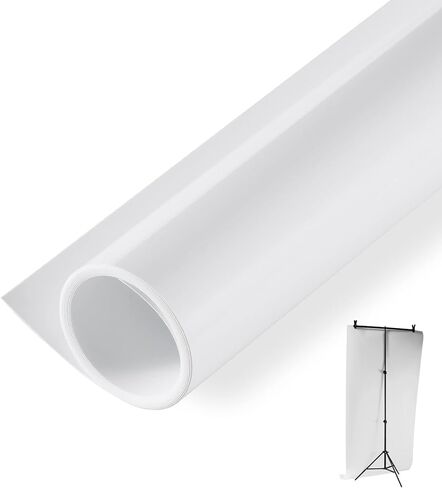 Meking 48X80 بوصة PVC خلفية غير لامعة وناعمة PVC خلفية بيضاء خلفية ورقة للمنتج فيديو التصوير الفوتوغرافي استوديو الصور in Kuwait