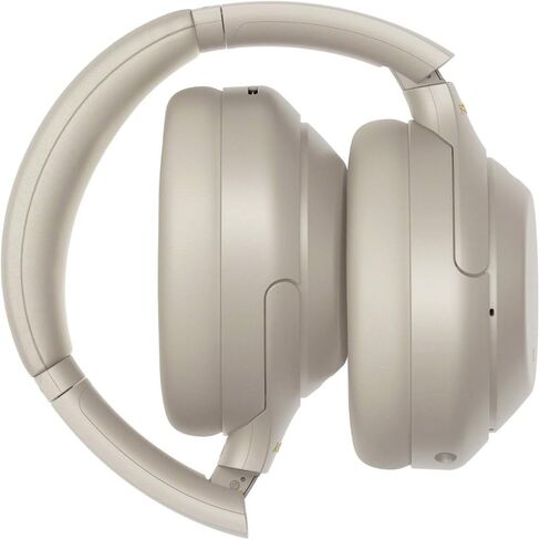 سوني سماعات رأس لاسلكية بخاصية الغاء الضوضاء WH-1000XM4 (فضي) حزمة مع موزع USB 3.0 4 منافذ ومحول دونجل بلوتوث USB للعمل من المنزل (3 عناصر) in Saudi Arabia