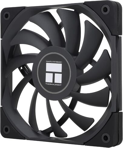 مروحة تبريد وحدة المعالجة المركزية Thermalright TL-C12015W-S مقاس 120 مم، هادئة PWM للكمبيوتر ARGB، مبرد Slimline 15 مم (أبيض ARGB) in Kuwait