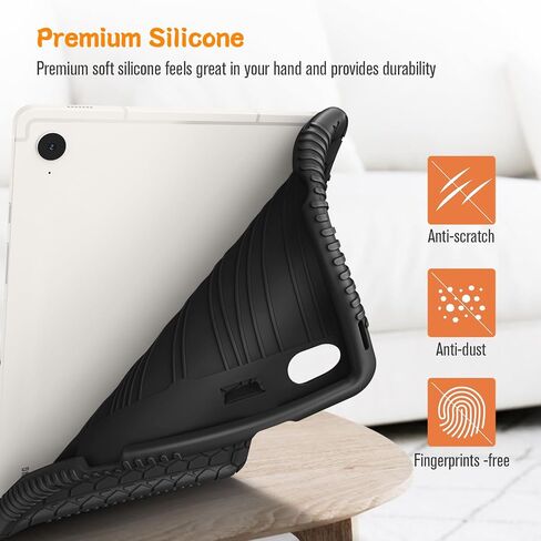 حافظة Fintie من السيليكون لهاتف Samsung Galaxy Tab S9 FE 5G 10.9 بوصة/Galaxy Tab S9 11 بوصة 2023، [حامل قلم S] سلسلة مشط العسل غطاء واقٍ خفيف الوزن ومقاوم للصدمات، أزرق in Saudi Arabia