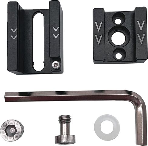 Hityeneed Camera Hot Shoe Mount to 1/4"-20 Tripod Screw Adapter,Flash Shoe Mount for DSLR Camera Rig (2PACK) in Kuwait