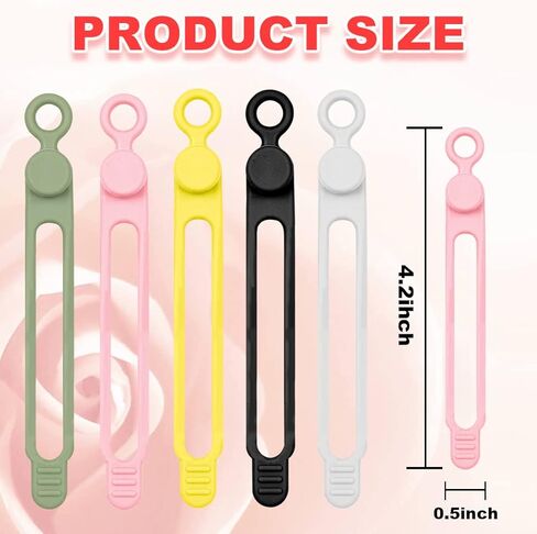 40 قطعة من أربطة منظم الحبل القابلة لإعادة الاستخدام، أشرطة السيليكون، أربطة الكابلات، أربطة الكابلات المطاطية، أشرطة كابل السيليكون، أشرطة حامل قابلة لإعادة الاستخدام، لتجميع وتثبيت سماعات الأذن، شاحن الهاتف، الماوس، الكمبيوتر in Kuwait