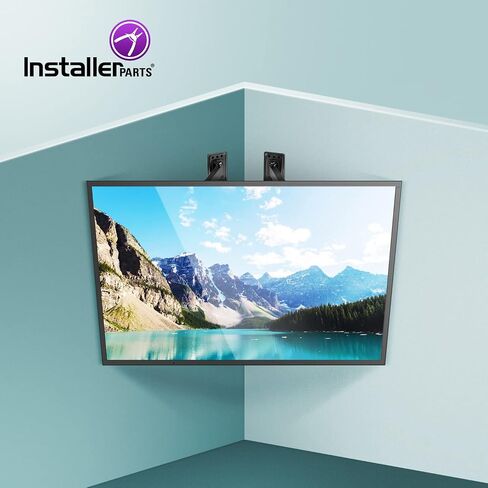 حامل زاوية للتلفزيون مقاس 32 بوصة - 70 بوصة من InstallerParts - دوار/إمالة - ذراع تمديد مزدوج 20 بوصة - شاشة تلفزيون LCD LED شديدة التحمل، شاشة مسطحة، كابل HDMI بطول 6 أقدام in Saudi Arabia