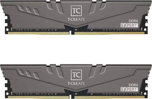TEAMGROUP T-Create Expert overclocking 10L Samsung B-Die DDR4 32GB Kit (2 x 16GB) 3600MHz (PC4 28800) CL14 Desktop Memory Module Ram - TTCED432G3600HC14CDC01 in Kuwait