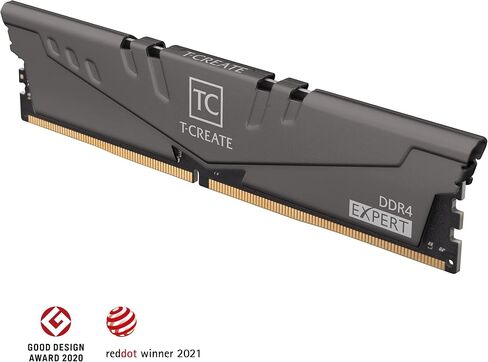 TEAMGROUP T-Create Expert overclocking 10L Samsung B-Die DDR4 32GB Kit (2 x 16GB) 3600MHz (PC4 28800) CL14 Desktop Memory Module Ram - TTCED432G3600HC14CDC01 in Kuwait