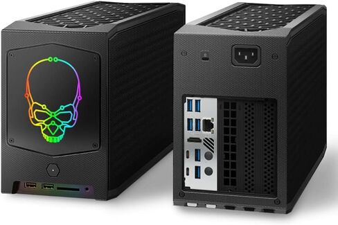 مجموعة Intel NUC 11 Extreme Kit NUC11BTMI7 بحجم 8L للكمبيوتر الشخصي Windows 10 Pro Business Workstation Desktop، Core i7-11700B، ذاكرة الوصول العشوائي DDR4 سعة 16 جيجابايت، 1 تيرابايت PCIe SSD، WiFi 6، بلوتوث 5.2، Thunderbolt 4، محرك فلاش 64 جيجابايت in Saudi Arabia