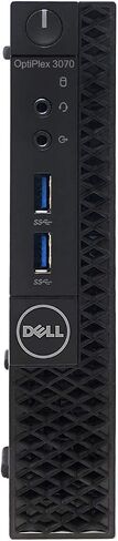 كمبيوتر مكتبي Dell Optiplex 3070 MFF Micro Form Factor - الجيل التاسع Intel Core i5-9500T 6-Core حتى 3.70 جيجا هرتز، ذاكرة DDR4 16 جيجا، 512 جيجا SSD، Intel UHD Graphics 630، Windows 10 Pro (64 بت) (متجدد) in Kuwait
