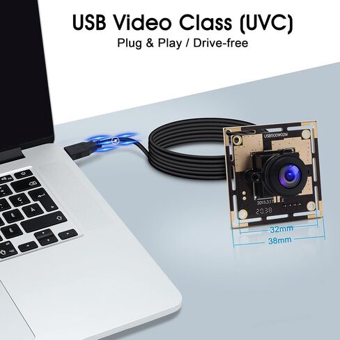 SVPRO USB Camera Module 5MP 3.6mm Lens MJPEG 2592X1944 CMOS OV5640 Mini CCTV Free Driver Mac Linux Android Windows USB Camera Board in Saudi Arabia
