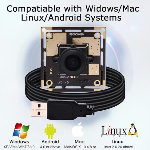 SVPRO USB Camera Module 5MP 3.6mm Lens MJPEG 2592X1944 CMOS OV5640 Mini CCTV Free Driver Mac Linux Android Windows USB Camera Board in Saudi Arabia