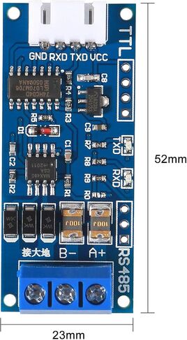 Atnsinc 2Pack TTL to RS485 Adapter Module, 485 to TTL 3.3V/5.0V Signals Serial Port Power Supply Converter with Indicator Lights in Saudi Arabia