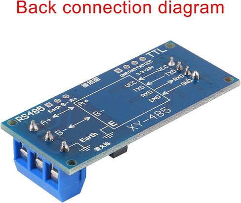 Atnsinc 2Pack TTL to RS485 Adapter Module, 485 to TTL 3.3V/5.0V Signals Serial Port Power Supply Converter with Indicator Lights in Saudi Arabia