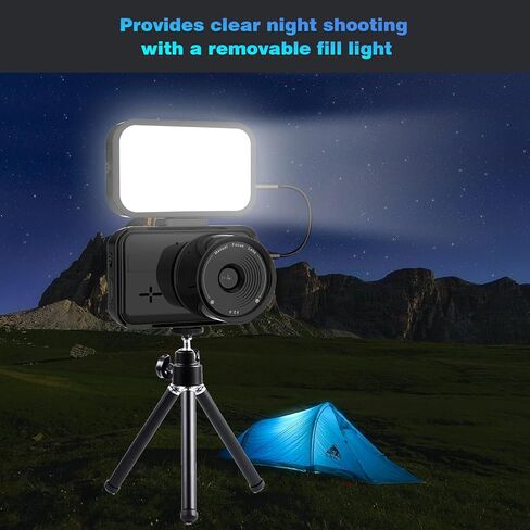 كاميرا Time Lapse 32 جيجابايت للتحكم في تطبيق Wi-Fi، التقاط صور بدقة 32 ميجابكسل 2.7K مقاطع فيديو بفاصل زمني للتركيز اليدوي، وضع الاستعداد لمدة 180 يومًا، عرض مباشر، ملء الضوء، فكرة لنمو وبناء زهور النباتات الداخلية (أسود) in Kuwait