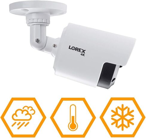 Lorex 4K Ultra HD Analog Indoor/Outdoor Add-On Security Camera with Color Night Vision (Requires Recorder)(Renewed) in Saudi Arabia