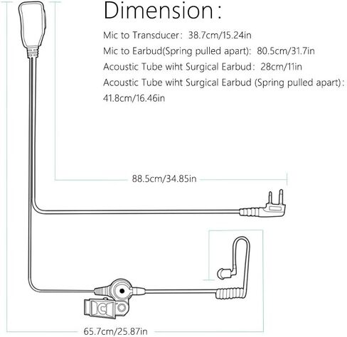 سماعات أذن تينواي واكي توكي مع ميكروفون ثنائي الدبوسين وسماعات أذن لاسلكية في اتجاهين BF-888S AR-5 UV-5R H-777 TW-325 راديو ثنائي الاتجاه (6 عبوات) in Kuwait