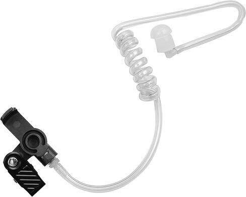 HWAYO 3.5mm 1 pin Listen Only Surveillance Covert Acoustic Air Tube Earpiece Police Radio Headset + Medium Replacement Earmolds for Motorola Radio Speaker Mics(1 Pack) in Kuwait