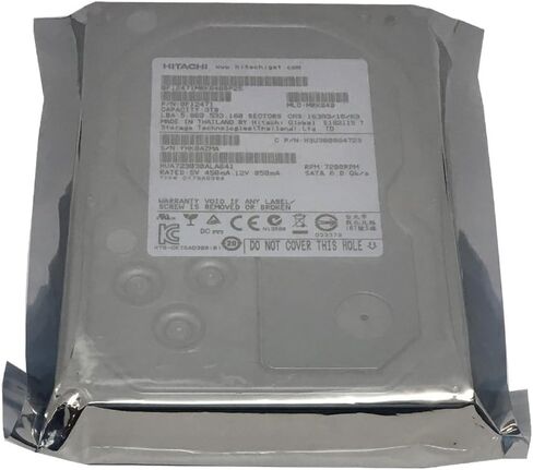 Hitachi Ultrastar 7K3000 (0F12471) 3TB 64MB Cache 7200RPM SATA III (6.0Gb/s) 3.5in Hard Drive - PC/Mac, ,RAID, NAS, CCTV DVR (Renewed) in Kuwait