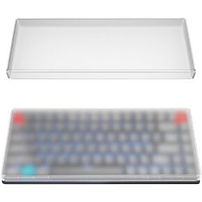 Geekria Keyboard Dust Cover, Compatible with Logitech MX Mechanical Mini/POP Keys, Keychron K2 HE / K2 75%, LOFREE Flow84, Keypads Cover for 75% Compact 84 Key Keyboard (Clear Acrylic) in Kuwait