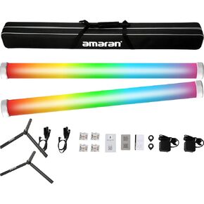 Aputure Amaran PT4c 2-Light Production Kit 32w RGBWW Pixels Tube LED 120cm/47.2Inch Led Video Light Wand in Saudi Arabia