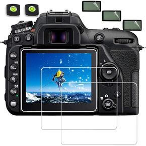 Screen Cover for Nikon D7500, Optical Tempered Glass 0.3mm 9H Hard Film (3 Pack) in Saudi Arabia
