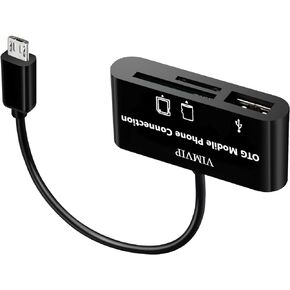VIMVIP 3 في 1 مايكرو USB OTG قارئ بطاقة SD لسامسونج جالاكسي S4 S2 S3 نوت 2 تابلت in Kuwait