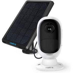كاميرا ريولينك اللاسلكية للأمان في الهواء الطلق، بطارية قابلة لإعادة الشحن/تعمل بالطاقة الشمسية، رؤية ليلية 1080 بكسل، كشف الحركة، التحدث في اتجاهين، دعم مقاوم للماء مساعد جوجل | أرجوس 2 + لوحة شمسية (متجددة) in Kuwait