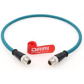DRRI M12 X-Coded 8pin Male to M12 X-Coded 8pin Male Gigabit Ethernet Interface Cat6a Cable for Cognex Cameras in Kuwait