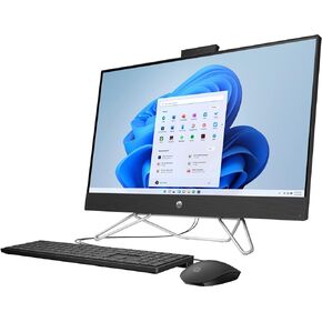 HP 27-cb1095xt 27 بوصة FHD الكل في واحد Intel Core i7-1255U 3.0 جيجا هرتز 16 جيجا رام 512 جيجا و1 تيرابايت HDD Windows 11 Home Jet Black (متجدد) in Kuwait