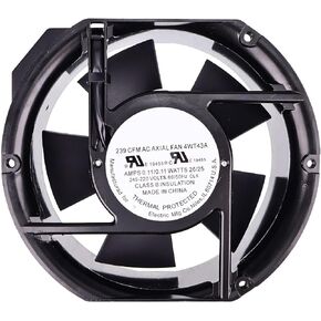 مروحة تبريد محورية WQSING 4WT43A AC 220V-240V 239CFM 19/20W متوافقة مع مروحة Dayton 172 * 150 * 51 مم in Saudi Arabia