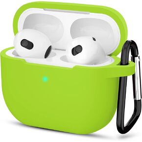 Compatible with AirPods 3 Case, Protective Silicone Cover for AirPods 3rd Generation Case 2021, Wireless Charging - Dark Blue in Saudi Arabia