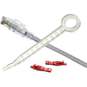 كابل إيثرنت CAT6 قابل للقفل بطول 10 أقدام NTW، كابل تصحيح شبكة إيثرنت RJ45 net-Lock (UTP)، Snagless، رمادي (NL-U6KC010LG5R) + 10 إدخالات مفتاح net-Lock + 1 أداة استخراج متضمنة، 5PK in Kuwait