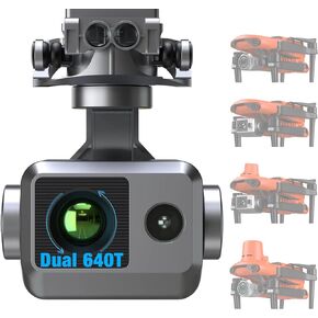 كاميرا Autel Robotics EVO II Dual 640T Gimbal V3، تصوير حراري 640*512@30 إطارًا في الثانية، مستشعر RYYB CMOS 8K مقاس 0.8 بوصة، 10+ أوضاع قياس درجة الحرارة، أداة تحليل حراري F-ree، متوافقة مع EVO II Pro Enterprise V3، EVO II Pro RTK V3، EVO II Dual 640T V3 in Kuwait