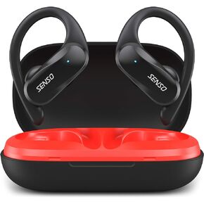 سينسو سماعة اذن لاسلكية بلوتوث ترو - افضل سماعات رياضية تي دبليو اس للتمرين بخاصية الغاء الضوضاء ومقاومة للعرق مع ميكروفون وقت تشغيل 40 ساعة للايفون والجري وصالة الالعاب الرياضية in Kuwait