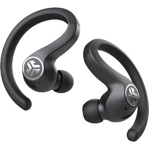 سماعات أذن بلوتوث لاسلكية JLab Audio JBuds Air Sport True + حقيبة شحن - أسود - مقاومة العرق IP66 - فئة 1 بلوتوث 5 (متجددة) in Saudi Arabia