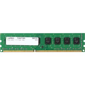 Mushkin Essentials – DDR3 Desktop DRAM – 8GB Memory Single Module DIMM – DDR3L-1600MHz (PC3L-12800) CL-11 – 240-pin 1.35LV RAM – Low-Voltage – Non-ECC UDIMM – (992031) in Kuwait